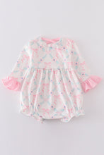 Pink floral ruffle girl bubble - ARIA KIDS