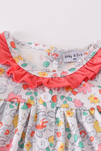 Pink floral print girl bloomer set - ARIA KIDS