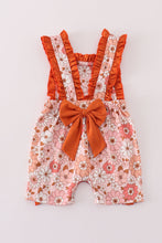 Floral print girl romper - ARIA KIDS