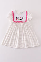 Rose makeup embroidery girl dress - ARIA KIDS