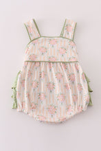 Sage floral print girl bubble - ARIA KIDS