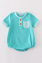 Mint stripe boy bubble - ARIA KIDS