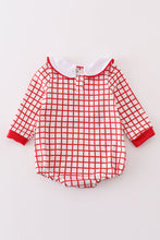 Valentine's day smocked heart embroidery boy bubble - ARIA KIDS