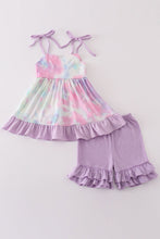 Purple gradient color girl set - ARIA KIDS