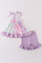 Purple gradient color girl set - ARIA KIDS