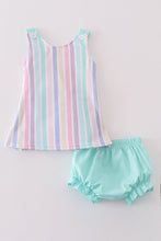 Multicolored stripe girl bloomer set - ARIA KIDS