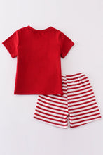 Red sooners embroidery boy set - ARIA KIDS