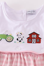 Pink farm embroidery girl set - ARIA KIDS