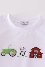 Blue farm embroidery boy set - ARIA KIDS