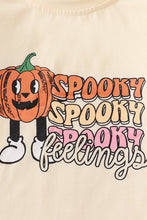 Halloween pumpkin spooky girl top - ARIA KIDS