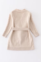 White sweater cardigan mommy & me - ARIA KIDS