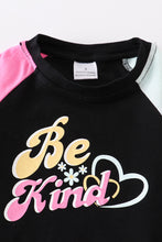 Pink color block "Be Kind" girl top - ARIA KIDS